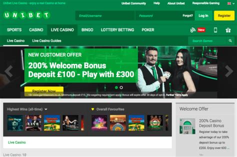Unibet Online Casino .